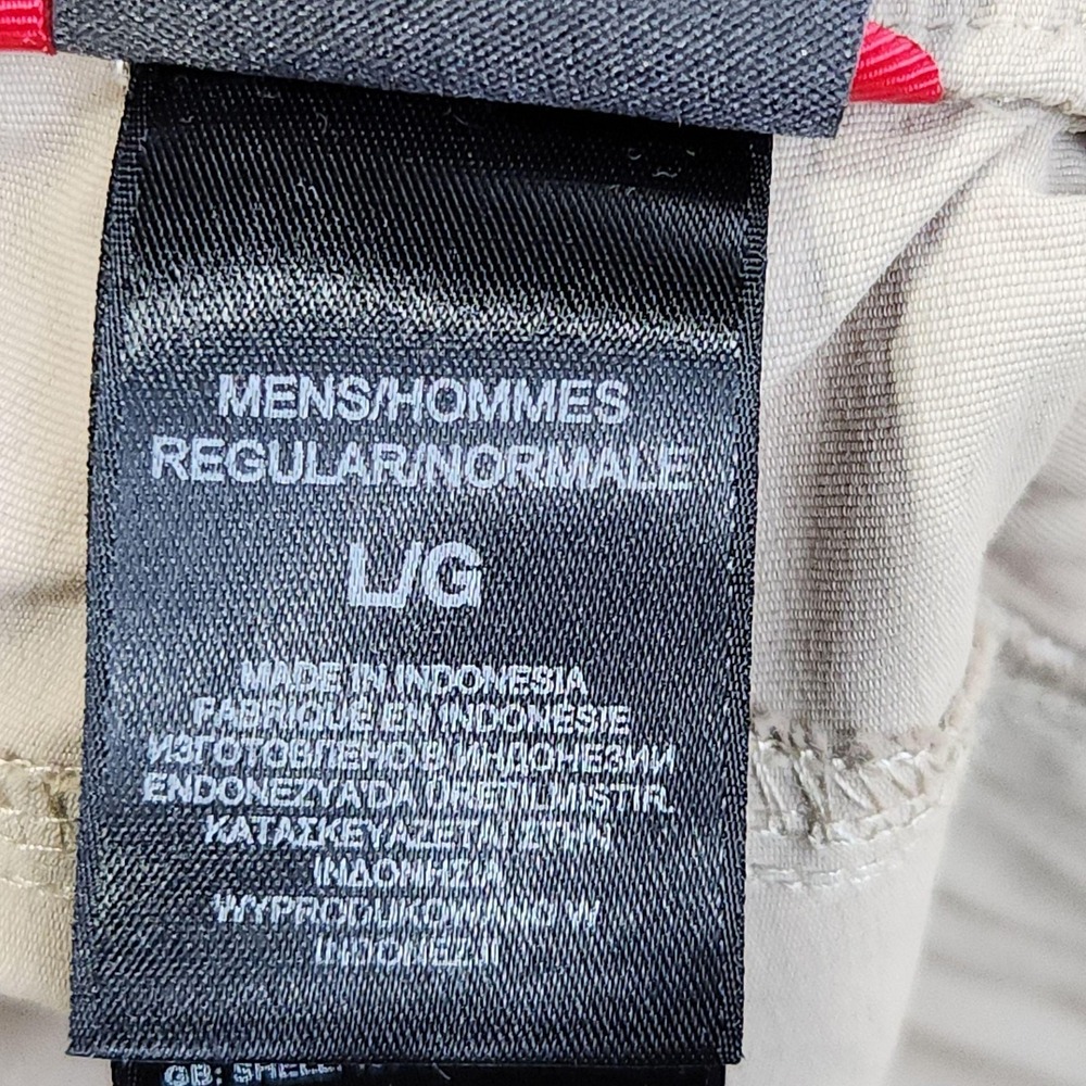 The North Face Shorts Mens Large 9" Beige Nylon Cargo Belted Hiking Outdoor - Picture 4 of 11